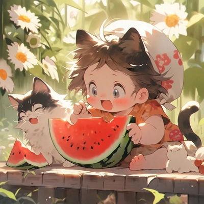 超萌吃瓜事件,网络狂欢背后的温情瞬间